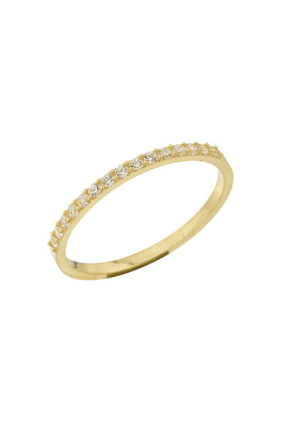 14 Ayar Altın Yarım Tur Yüzük