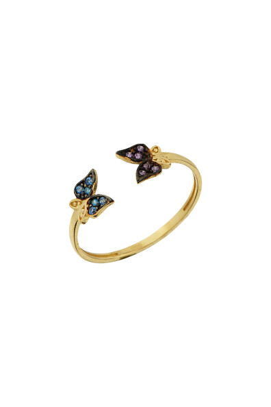 14 Ayar Altın Kelebek Yüzük