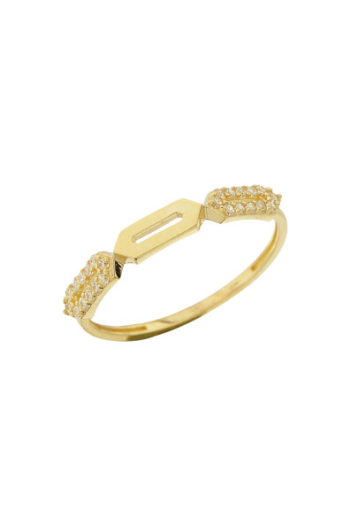 14 Ayar Altın Taşlı Yüzük