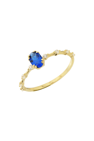 14 Ayar Altın Okyanus Yüzük