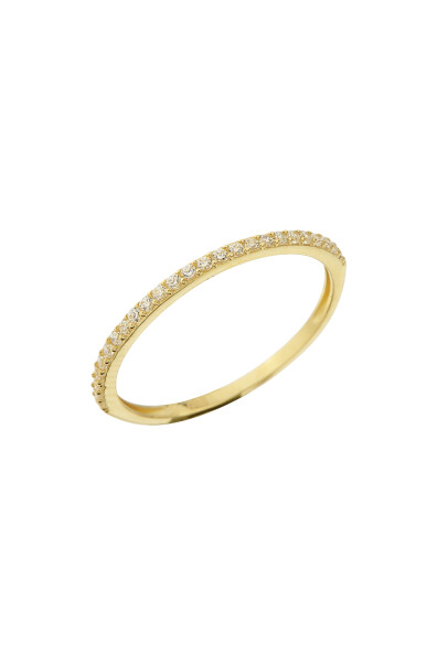 14 Ayar Altın Yarım Tur Yüzük