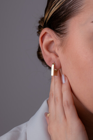 14 Ayar Altın Fantezi Küpe