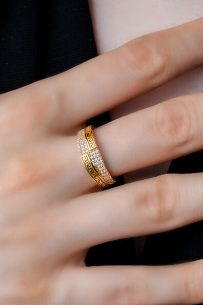 14 Ayar Altın Grek Yüzük