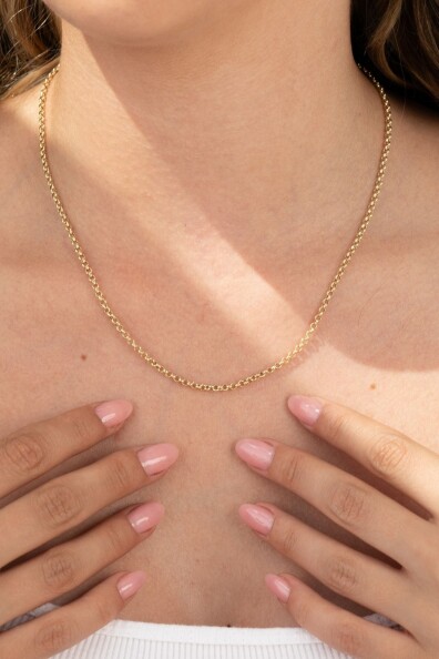 14 Ayar Altın Doç Zincir