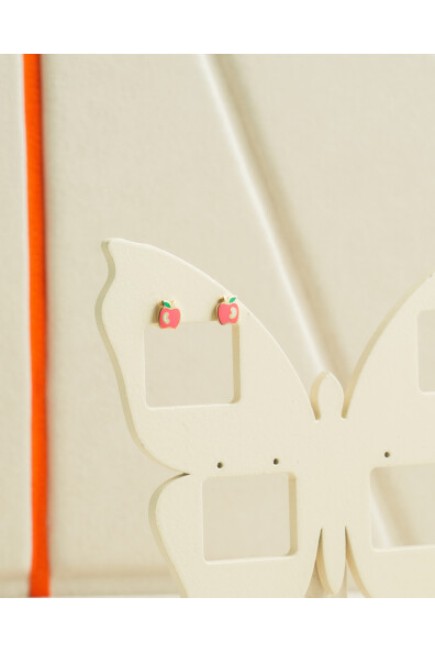 14 Ayar Altın Elma Çocuk Küpe