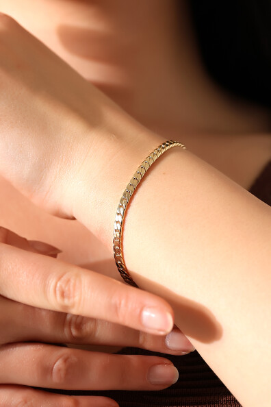 14 Ayar Altın Gurmet Bileklik