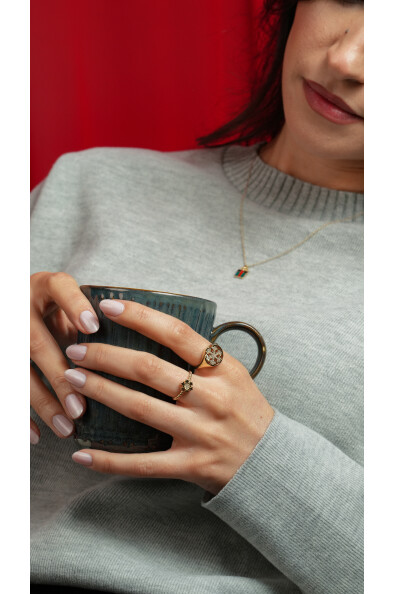 14 Ayar Altın Hediye Paketi Kolye