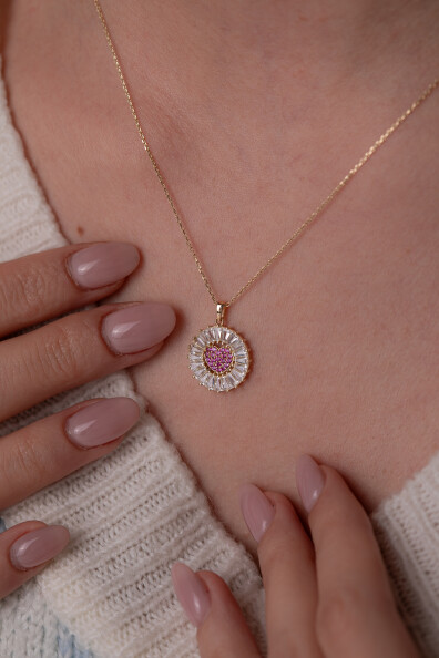 14 Ayar Altın Kalp Kolye