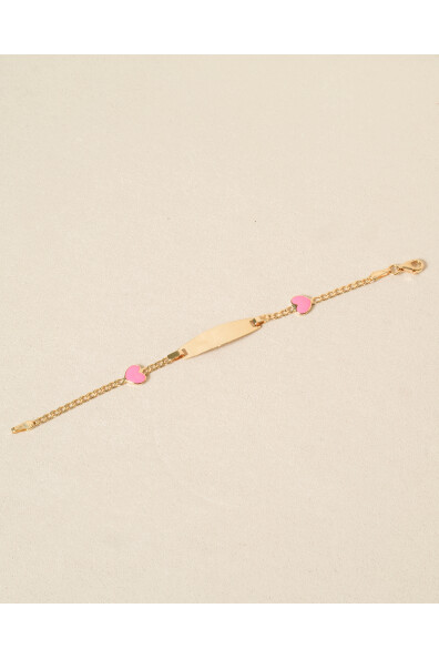 14 Ayar Altın Kalpli Künye