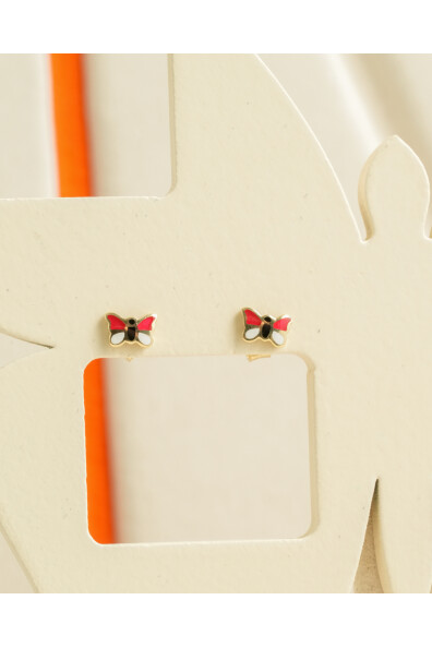 14 Ayar Altın Kelebek Çocuk Küpe