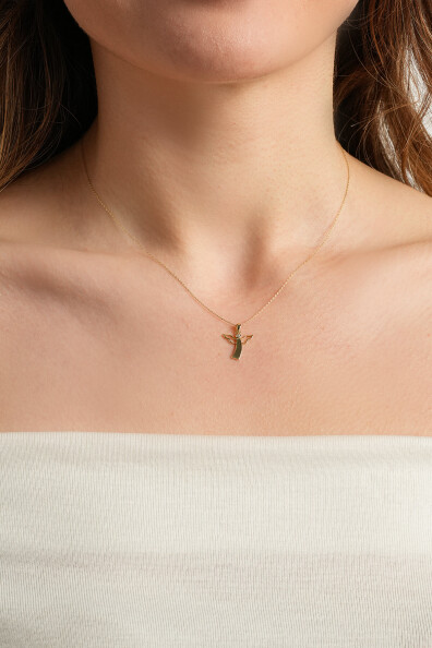 14 Ayar Altın Melek Kolye