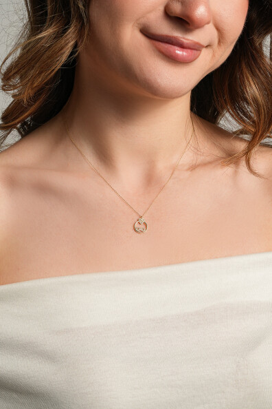 14 Ayar Altın Sonsuzluk Kolye