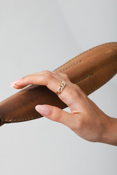 14 Ayar Altın Taşlı Gurmet Yüzük