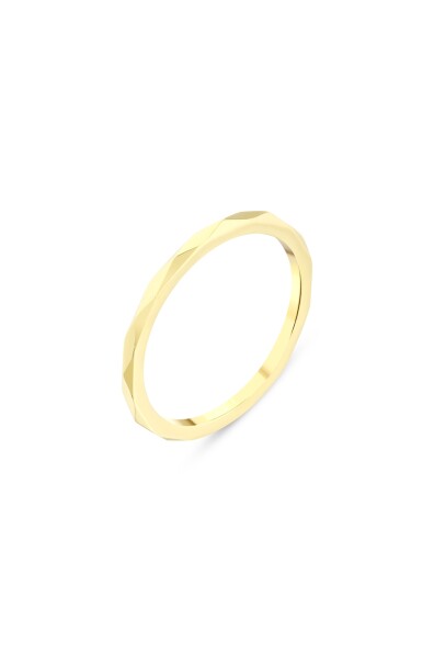 14 Ayar Altın Taşsız Sade Yüzük