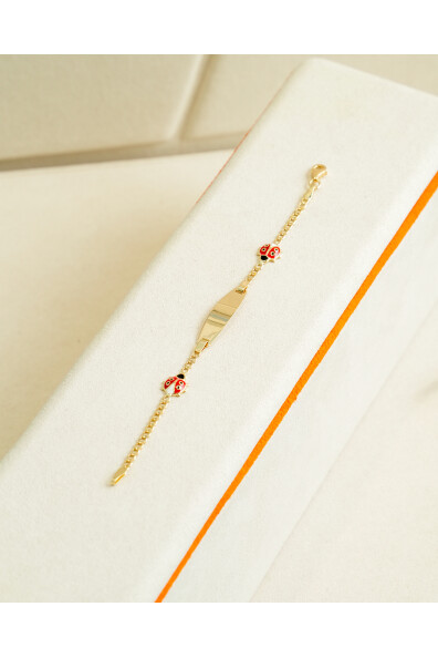 14 Ayar Altın Uğur Böcekli Künye