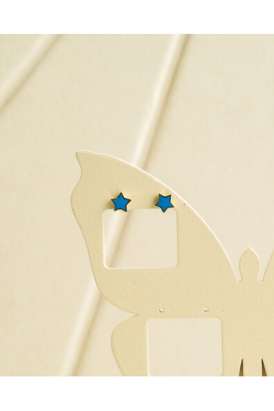 14 Ayar Altın Yıldız Çocuk Küpe