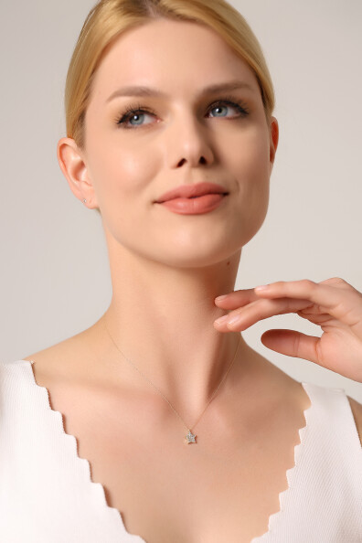 14 Ayar Altın Yıldız Kolye