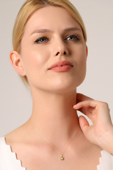 14 Ayar Altın Yıldız Kolye