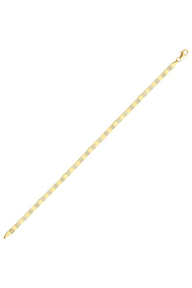 14 Ayar Altın Zincir Bileklik