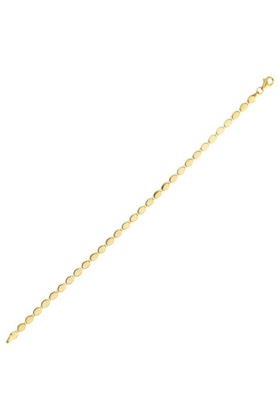 14 Ayar Altın Zincir Bileklik