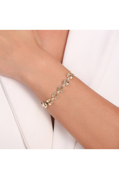 14 Ayar Altın Zincir Bileklik