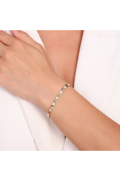 14 Ayar Altın Zincir Bileklik