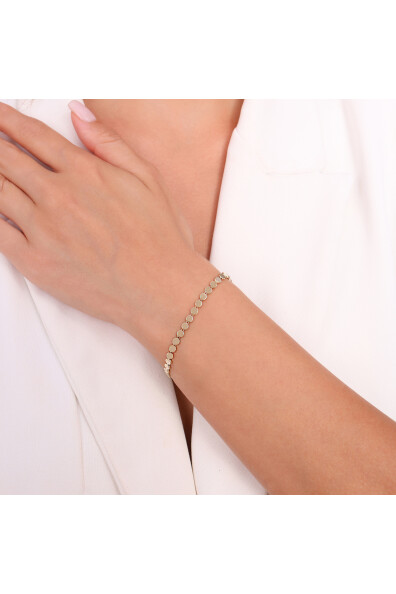 14 Ayar Altın Zincir Bileklik