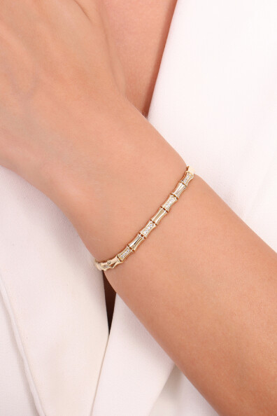 14 Ayar Altın Zincir Bileklik