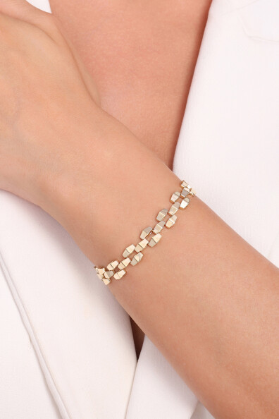 14 Ayar Altın Zincir Bileklik