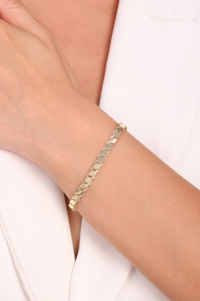 14 Ayar Altın Zincir Bileklik