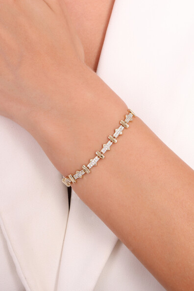 14 Ayar Altın Zincir Bileklik