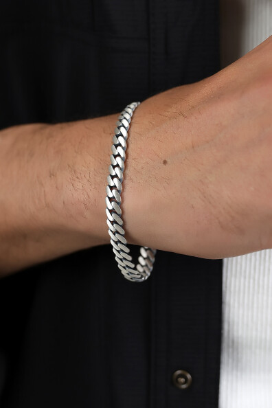 Gümüş Gurmet Model Erkek Bileklik