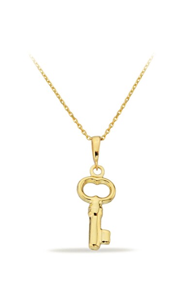 14 Ayar Altın Anahtar Kolye