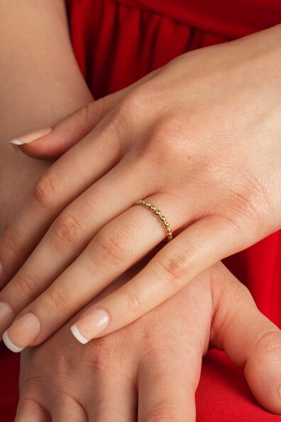 14 Ayar Altın Sade Yüzük