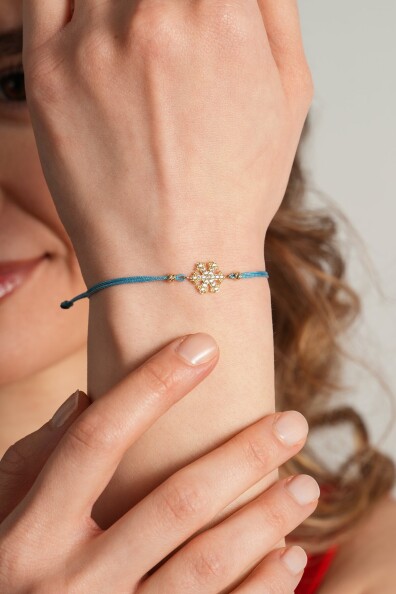 14 Ayar Kar Tanesi Bileklik