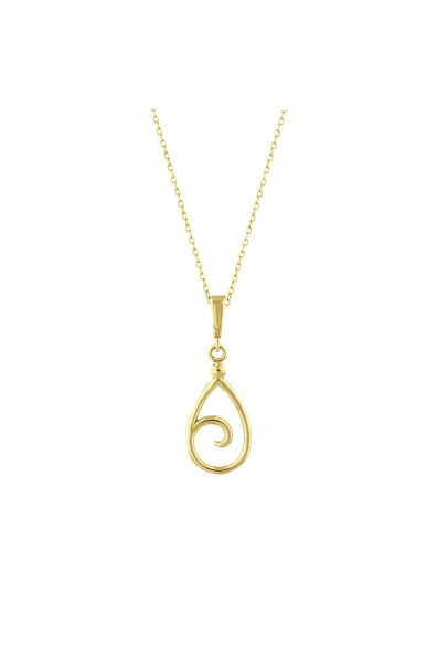 14 Ayar Tasarım Kolye