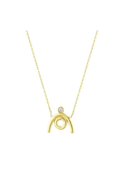 14 Ayar Tasarım Kolye