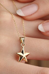 14 Ayar Altın Yıldız Kolye Ucu