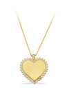 14 Ayar Altın Plaka Kalp Kolye