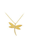 14 Ayar Altın Kelebek Kolye