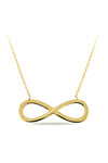 14 Ayar Altın Sonsuzluk Kolye