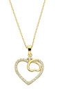 14 Ayar Altın Kalp Kolye