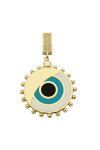 14 Ayar Altın Mineli Gözlü Kolye Ucu