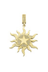 14 Ayar Altın Güneş Kolye Ucu