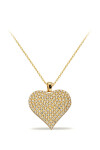 14 Ayar Altın Kalp Kolye