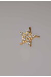 14 Ayar Altın Yıldız Küpe