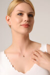 Altın Elmas Model Kolye