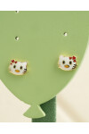 14 Ayar Altın Hello Kitty Çocuk Küpe
