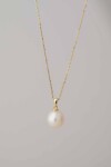 14 Ayar Altın İnci Kolye