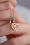 14 Ayar Altın Kalp Kolye
